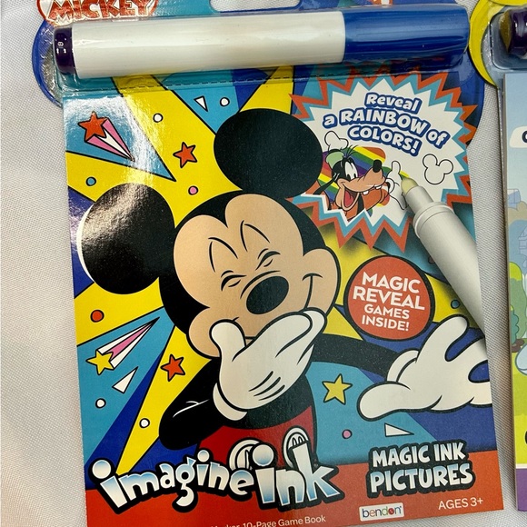 Bundle of 3 Imagine Ink Coloring and Game books and markers - Picture 4 of 10
